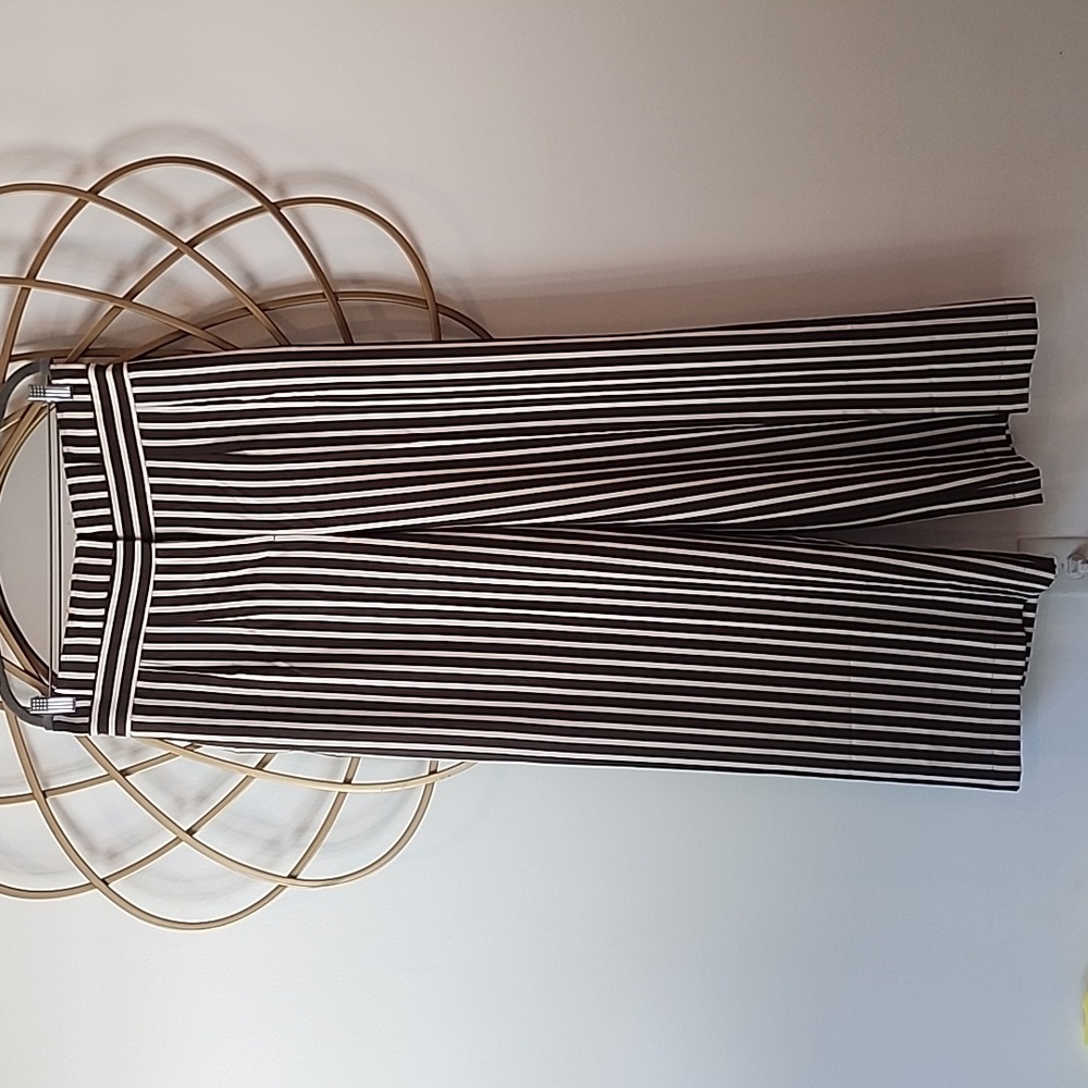 New York & Company Striped Wide Leg Pants